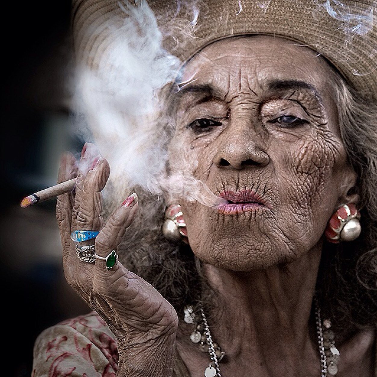 Smoking 12 packs a day for the last 68 years. Motha o' 9. Let me love yah long time. Also im jewish, im a crack addict, i gamble, and you best believe i drink.