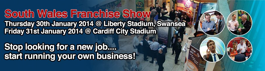 FranchiseWales's profile picture. South Wales Franchise Show 2014 
Thursday 30 January at Swansea Liberty Stadium
Friday 31 January at Cardiff City Stadium