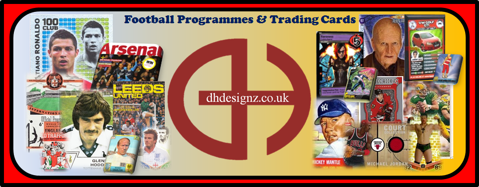 dhdesignz1's profile picture. Trading Cards & Football Programmes from around the world and from the past.