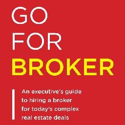 GoForBroker's profile picture. An Executive's Guide to hiring a broker for today's complex Real Estate Deals. Now on http://t.co/0ZCjSBnYuz