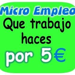 Micro_Empleo's profile picture. Tablon de anuncios de empleos y/o trabajos entre 5 y 10 euros