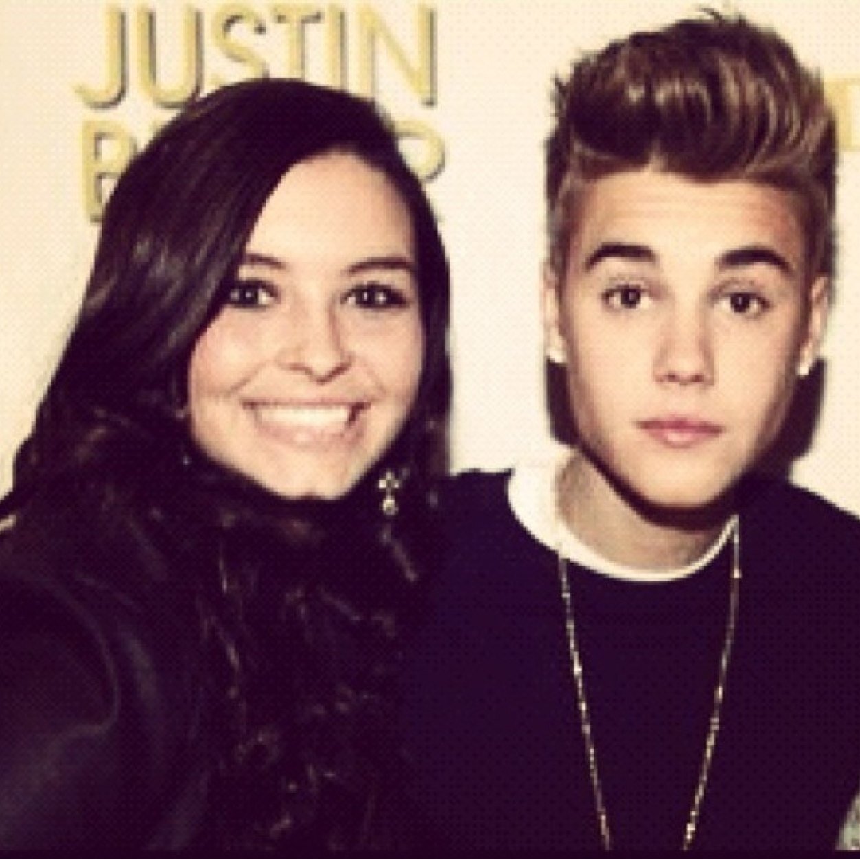 I'm Maggie. I'm grateful for my dream coming true 9 times and being able to attend the Believe movie premiere..Justin follows. #believe #belieberforever ❤