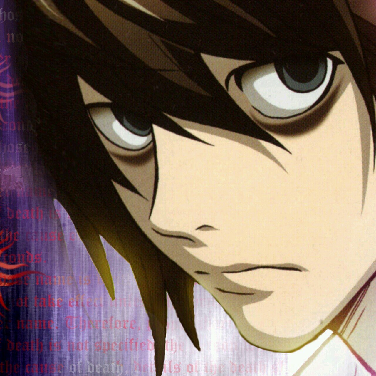 I am L, working on Kira case,friends with Light Yagami, who I suspect is Kira, but Kira or not, I am justice, and I will find Kira and arrest him