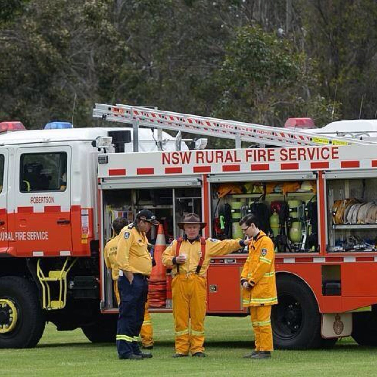 NSW Rural Fire service Brigade.