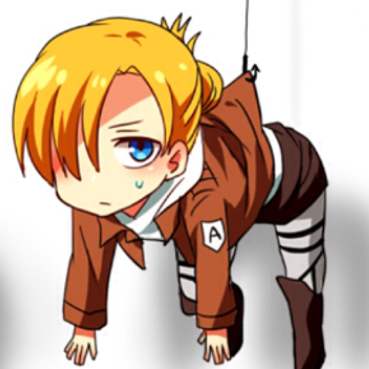 Shingeki no Kyojin [ bot : Thailand ] : Chibi Annie Leonhardt ฉันยังเป็นเด็ก ฉันไม่เหมือนแอนนี่ตอนโตหรอกนะ ..
