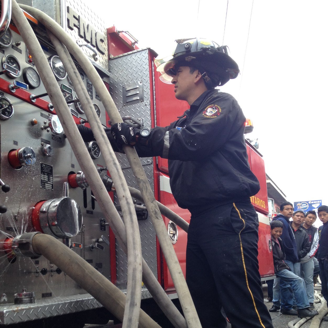 Galonista de bomberos voluntarios