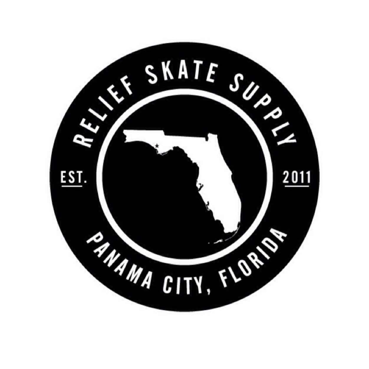 Relief Skate Supply 229 Harrison Avenue Panama City, FL 32401 850-640-1116 Monday-Saturday 11-7 Sunday 12-4