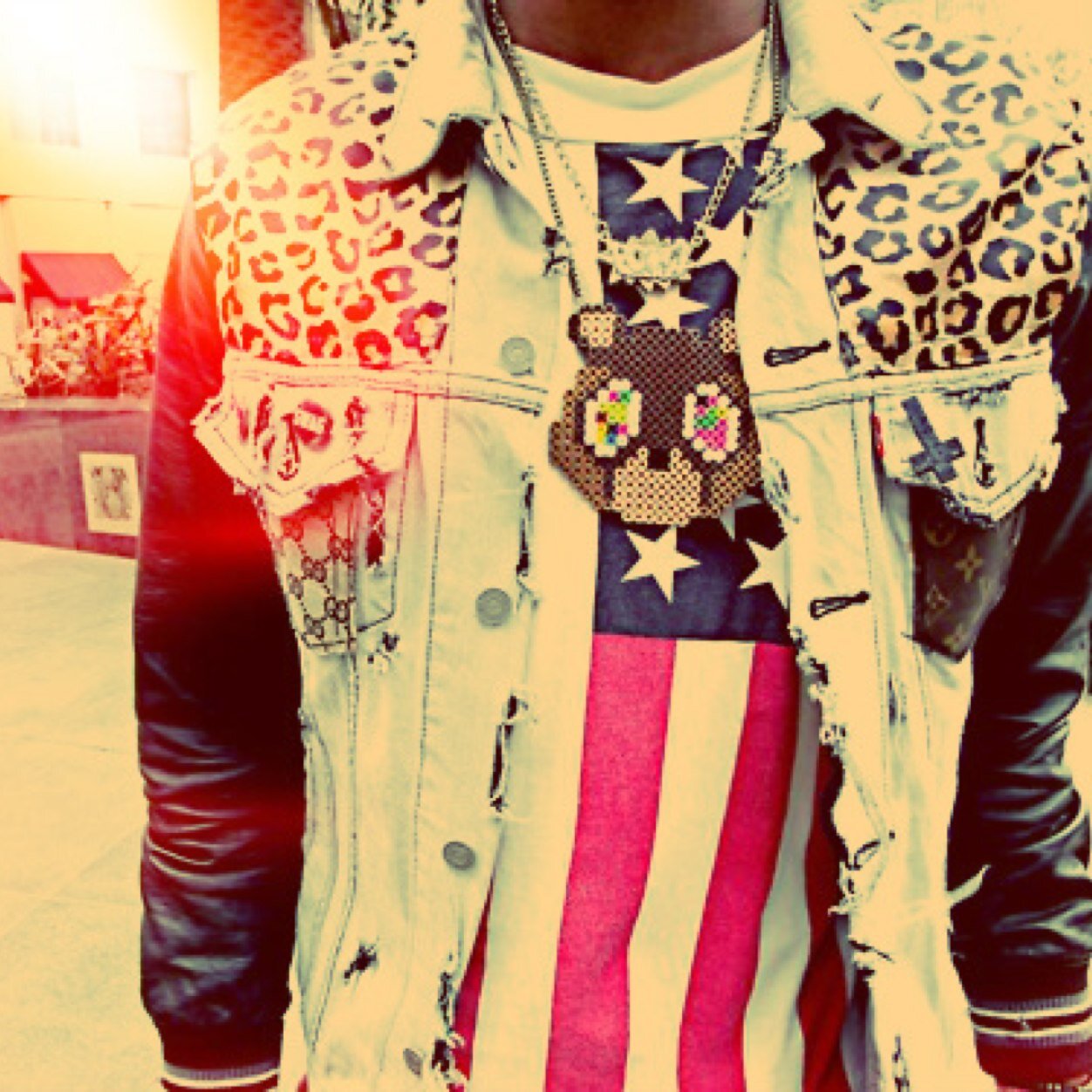 Somewhere between psychotic and iconic.