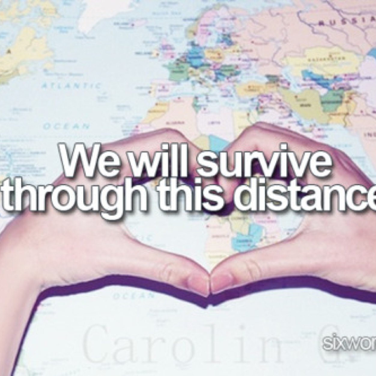 1,100 miles away from my love. Taken since 2011 im lesbean