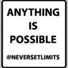 NeverSetLimits's profile picture. By constantly challenging & strengthening ourselves we inspire those around us to make positive changes in their lives. Anything is possible! #NeverSetLimits