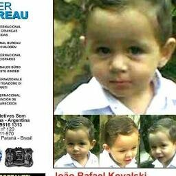 JOAO RAFAEL KOVALSKI 2 ANOS,FOI RAPTADO DO QUINTAL DE SUA CASA EM 24/8/13 EM ADRIANOPOLIS.AJUDE A ACHAR O NOSSO BEBE..