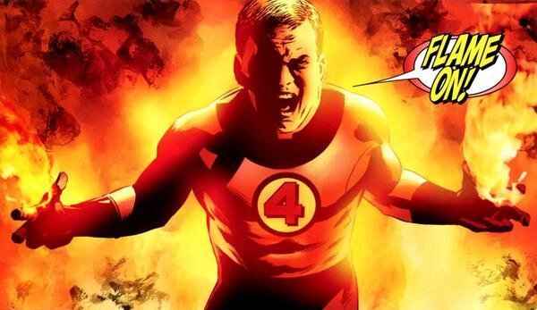 Johnny The Human Torch, Flame On! #MarvelNow #MarvelRP #Fantastic4
