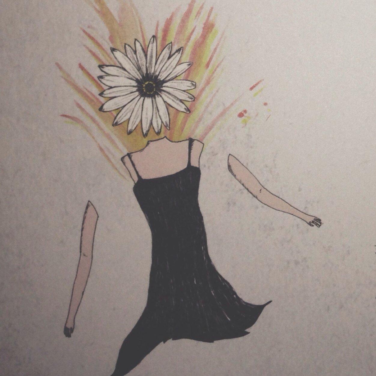 we cut and kill flowers, because we think they're beautiful. we cut and kill ourselves, because we think we are not.