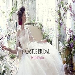 This glamorous wedding dress is a brand new, 2014 style.