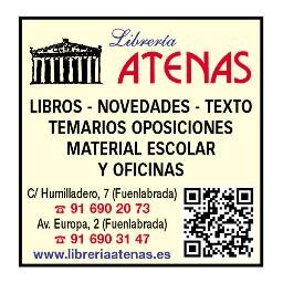 ATENAS_LIBRERIA's profile picture. La librería de referencia en Fuenlabrada, más de 38 años a su servicio