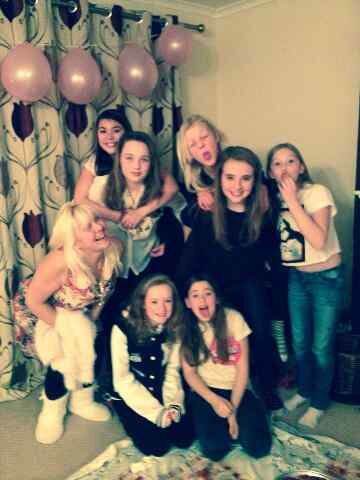 Love being me! Doing swimming. Being with my friends, family. Like doing BMX'ing, Ballet and genial dancing!
