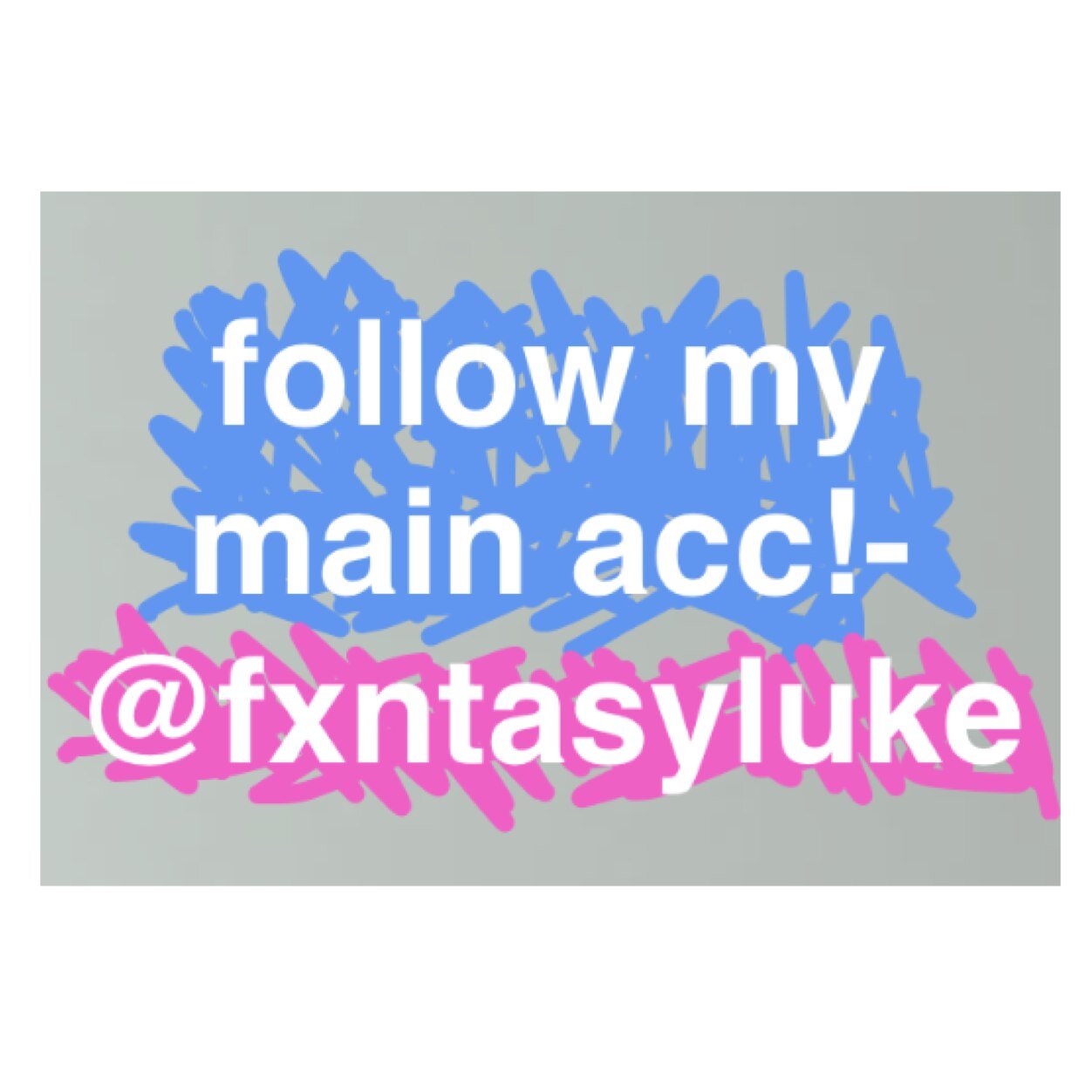 free follow • follow my main acc @fxntasyluke  tysm x x (ifb)