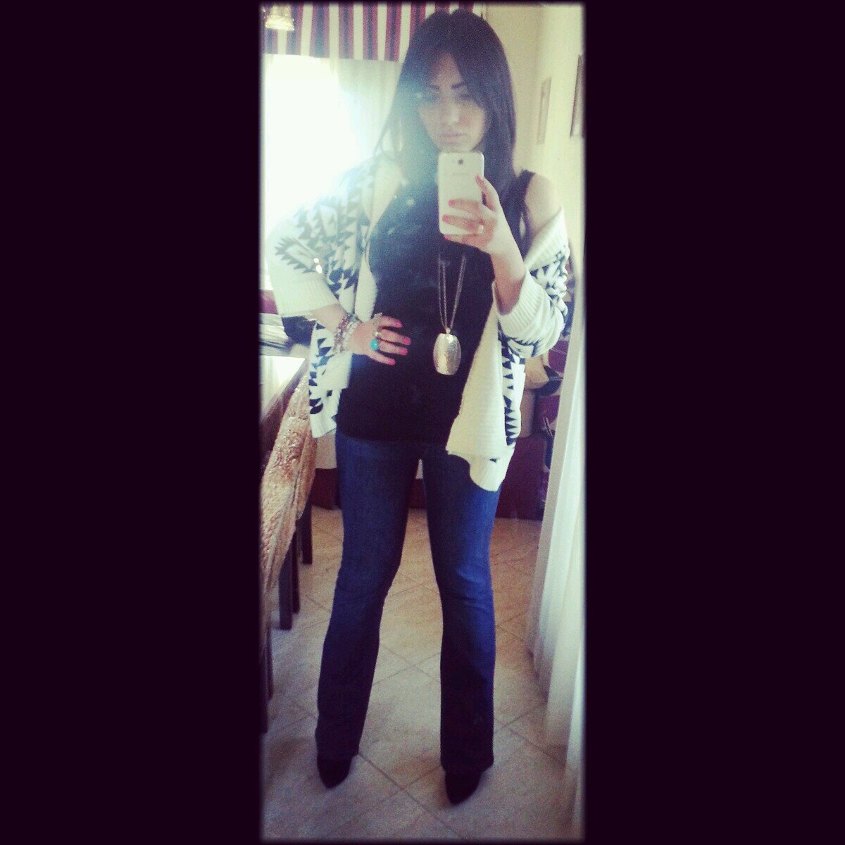 A big fat permenant smile is always on my face .can't help it won't fight it, happy with it  *Thats me*