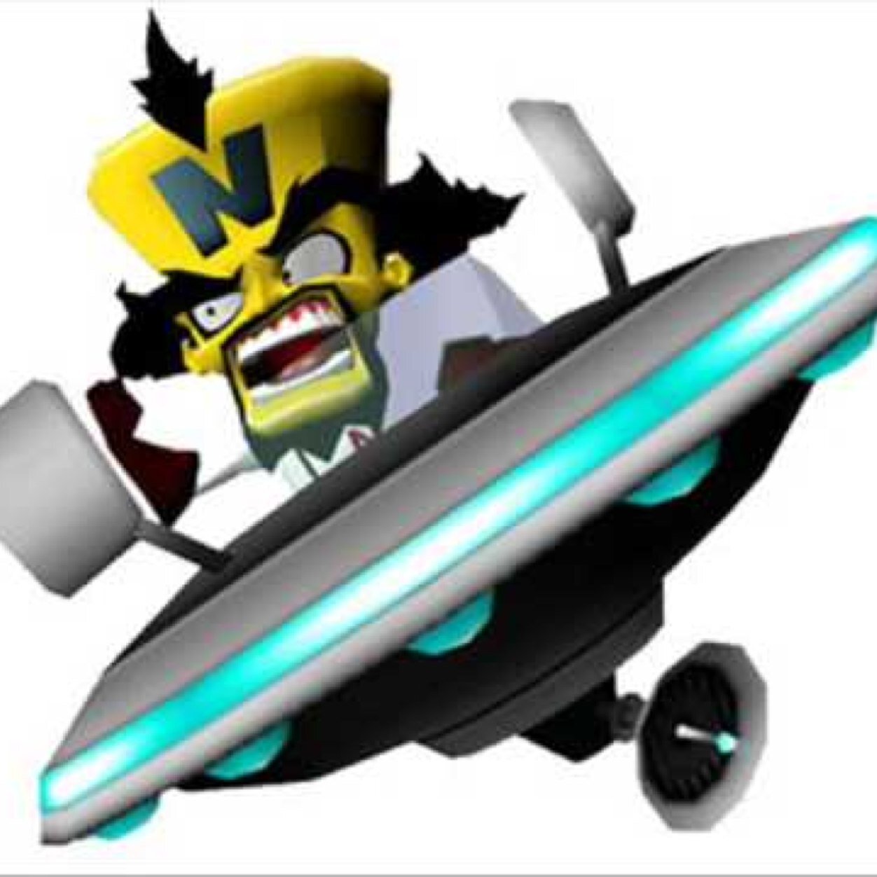 Dr. Neo Periwinkle Cortex! Soon to be ruler of the WORLD! After I rid myself of that wretched Bandicoot!