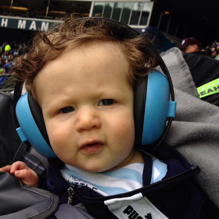 Love the Seahawks, voice of all the little fans! #GoHawks, good luck charm