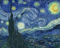 Starry Night by Dutch impressionist Vincent Van Gogh. A painting that is among the worlds most loved and treasured masterpieces.
