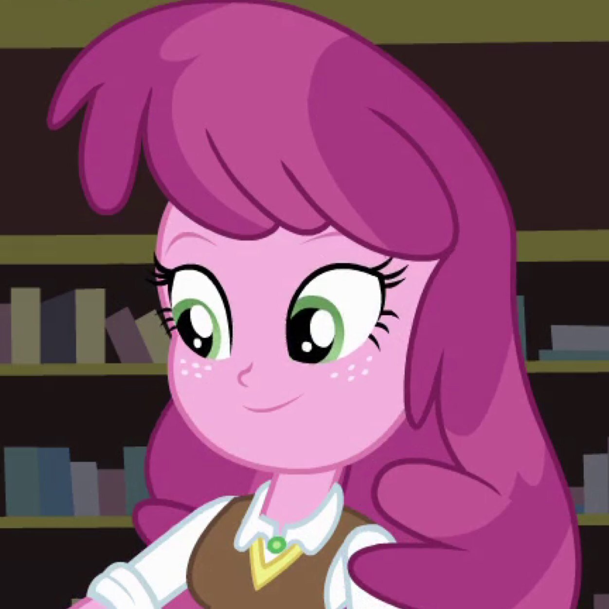 Need a book? Don't understand geometry? You're in luck! I'm the librarian and a teacher at Canterlot High School! Older sister of @EQG_Scootaloo.