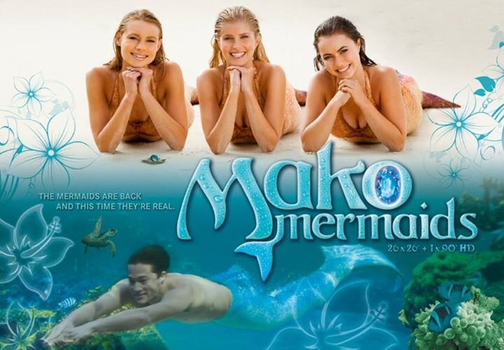 It's the TV Show Mako Mermaids: An H2O Adventure Just like H2O just add water.