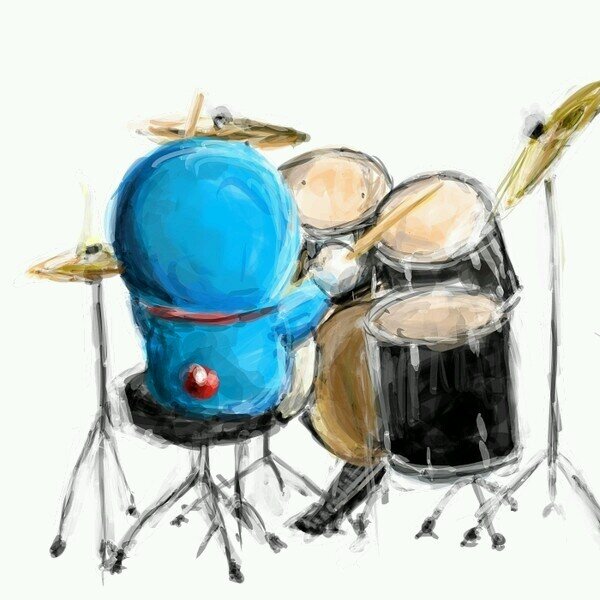 blues、ドラム、