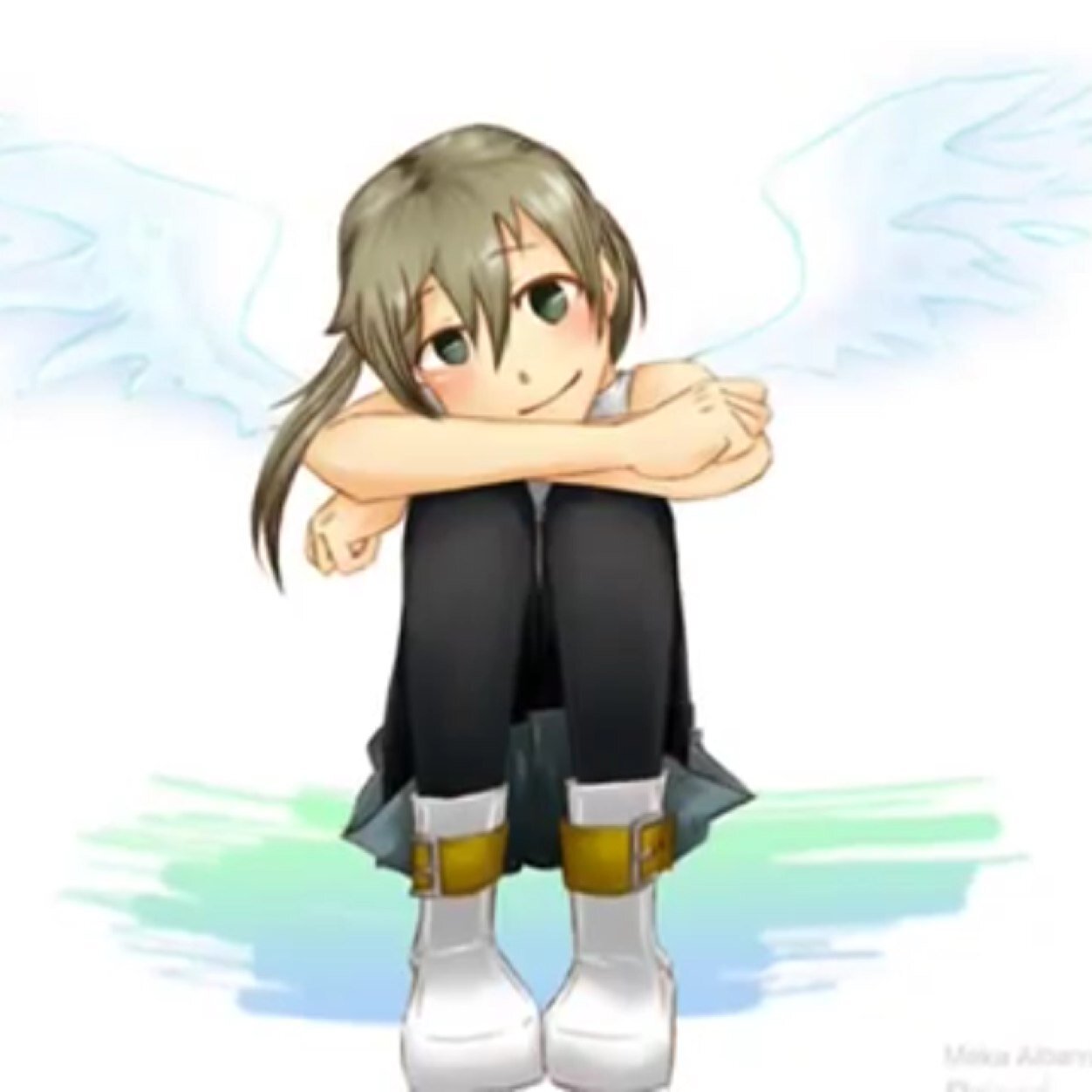 y_albarn's profile picture. hi my name is maka please dont play with my pigtales or ill chop you also unfollow me ill take your soul! #single my pet @izakitty666