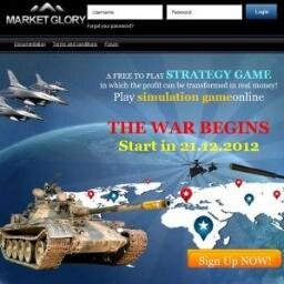 MarketGlory is an economic, political, social and military simulator where you can convert your virtual currency into real money.and is FREE TO PLAY