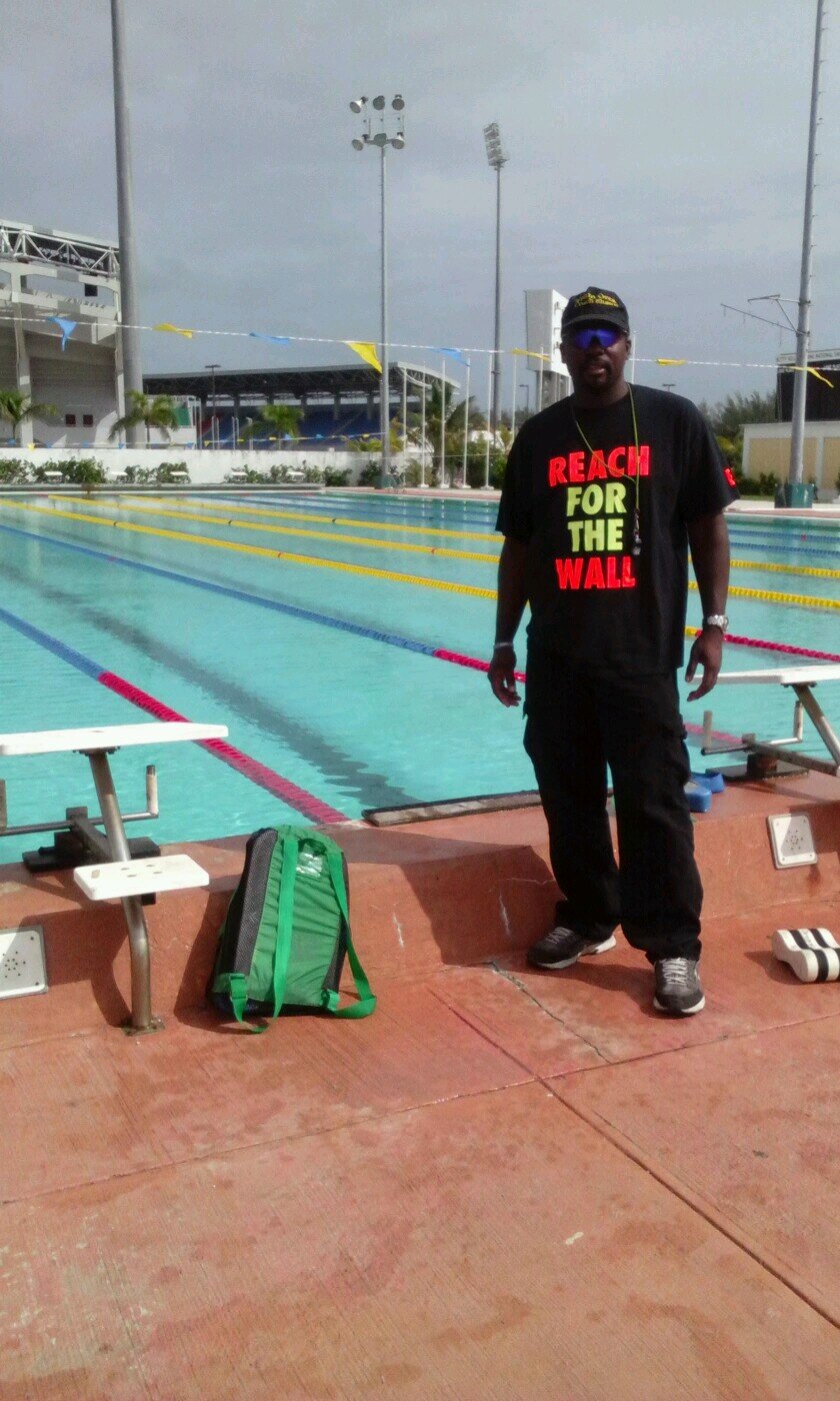 Living life and loving it to the fullest! Now get in the pool............we have 20 100 flys on 1:20..........Lcm! lol!