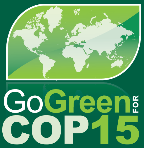 Cop15 Climate Change Conference in Copenhagen. Go Green Now!