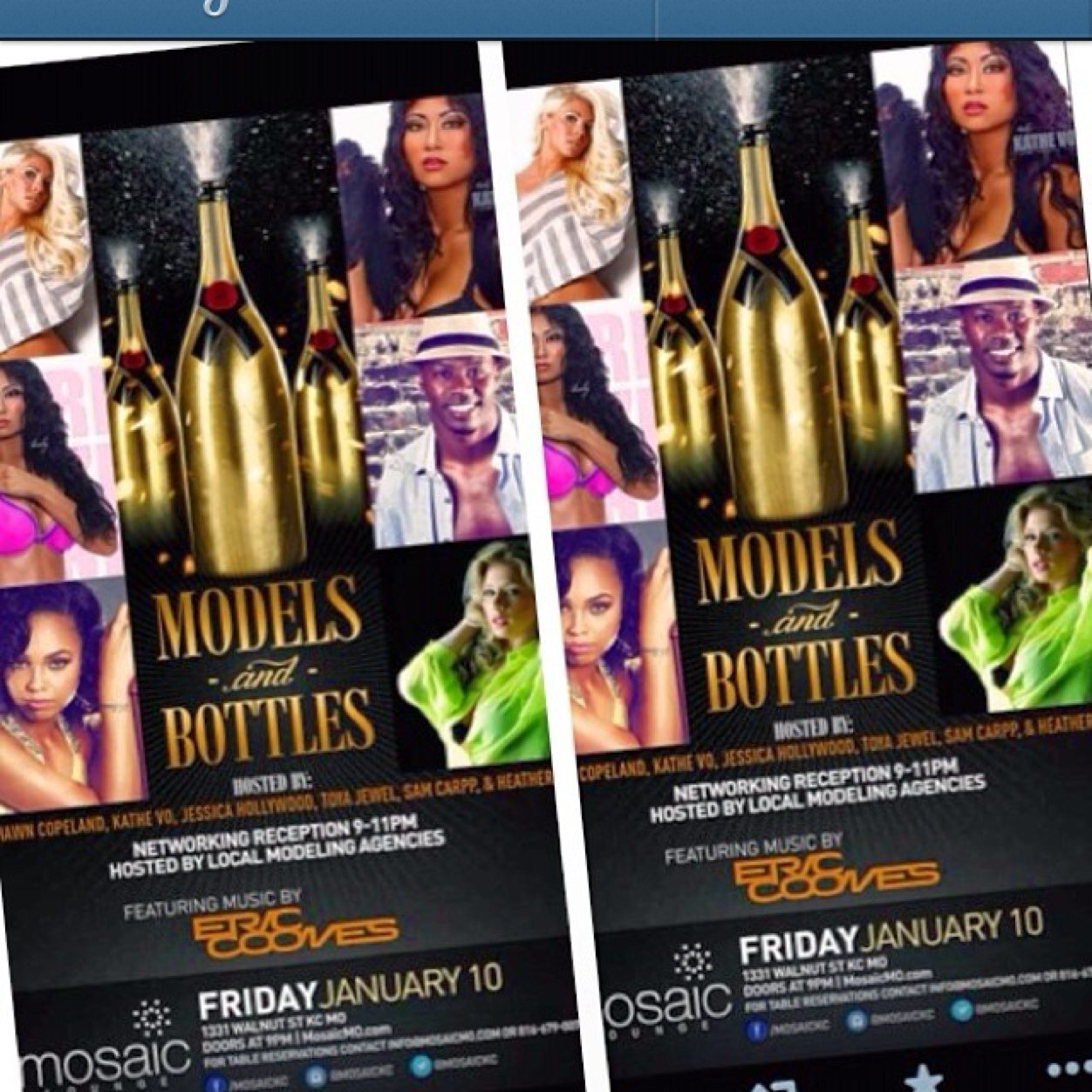 Club Mosiac Power and Light District #MosiacKC Hosted By: @HypeSIR @MissKatheVo @___LoveJess @SamCarpp @MissHeatherFay @ToyaJewel