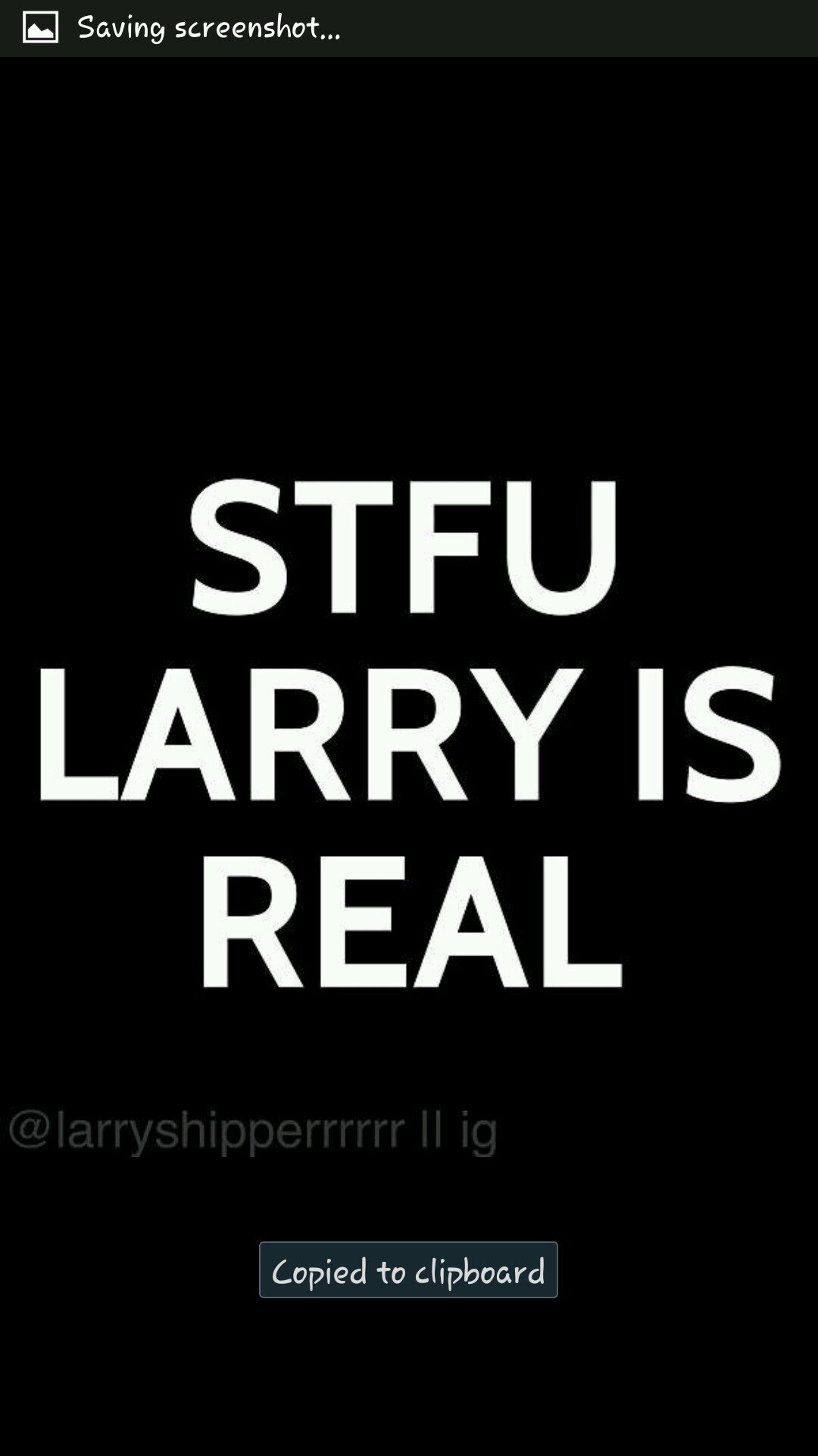 Larry nigga 
Bullshit since 2010 - when management can leave then the fuck alone!! ♡