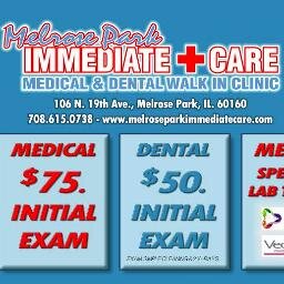 Melrose Park Immediate care is a one stop shop medical center. Cough Cold Flu Sore Throat Sports Physicals Flu Shots. Located: 106 N 19th Ave. Melrose Park IL