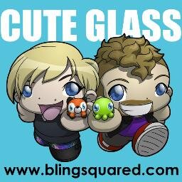 We're a couple of nerdy-kid glass artists making very cute things.