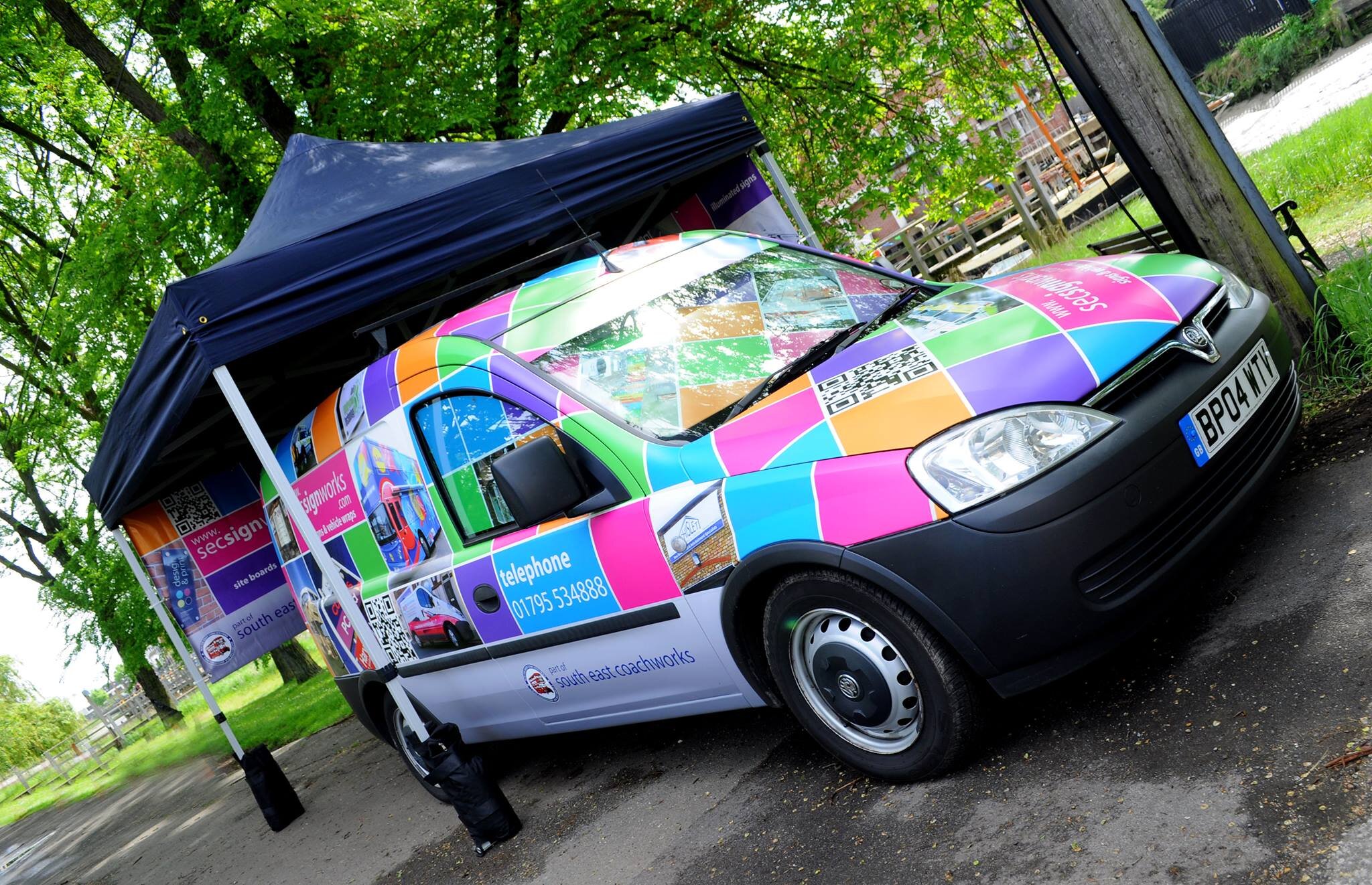 We manufacture signs of all kinds & we are vinyl wrap specialists… If it ain’t moving we can wrap it. If it is moving we can wrap it ‘til it ain’t moving.