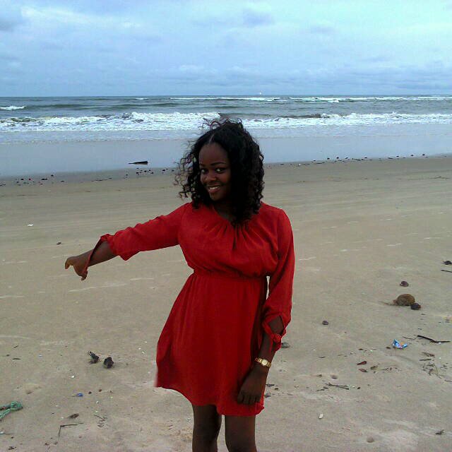 A happy entrepreneur, creative fashion designer... blessed hands.