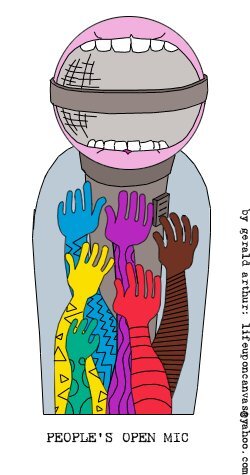 PeoplesOpenMic's profile picture. Held every 1st and 3rd Wednesday 7-10PM in @GalleryAferro. Cover: $10. Hosts: @lifeweimagine  @Laree1008