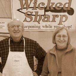 Expert Sharpening of Knives Scissors Garden tools and more in our shop, local Farmer's Markets and special events. Commercial Rates available.