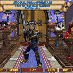 Michael DreamFoutain balance lvl 87 wizard best friends seth nightpyre and Gavin Shadow Walker and a lvl 40 fire 26 death