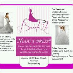 Wedding gowns & accessories @ a fraction of the price!Custom wedding gowns and bridesmaids dresses,Wedding cakes, flower arrangements etc.