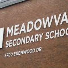 Meadowvale S.S. is a secondary school in Mississauga, Ontario. This account is not monitored 24/7.