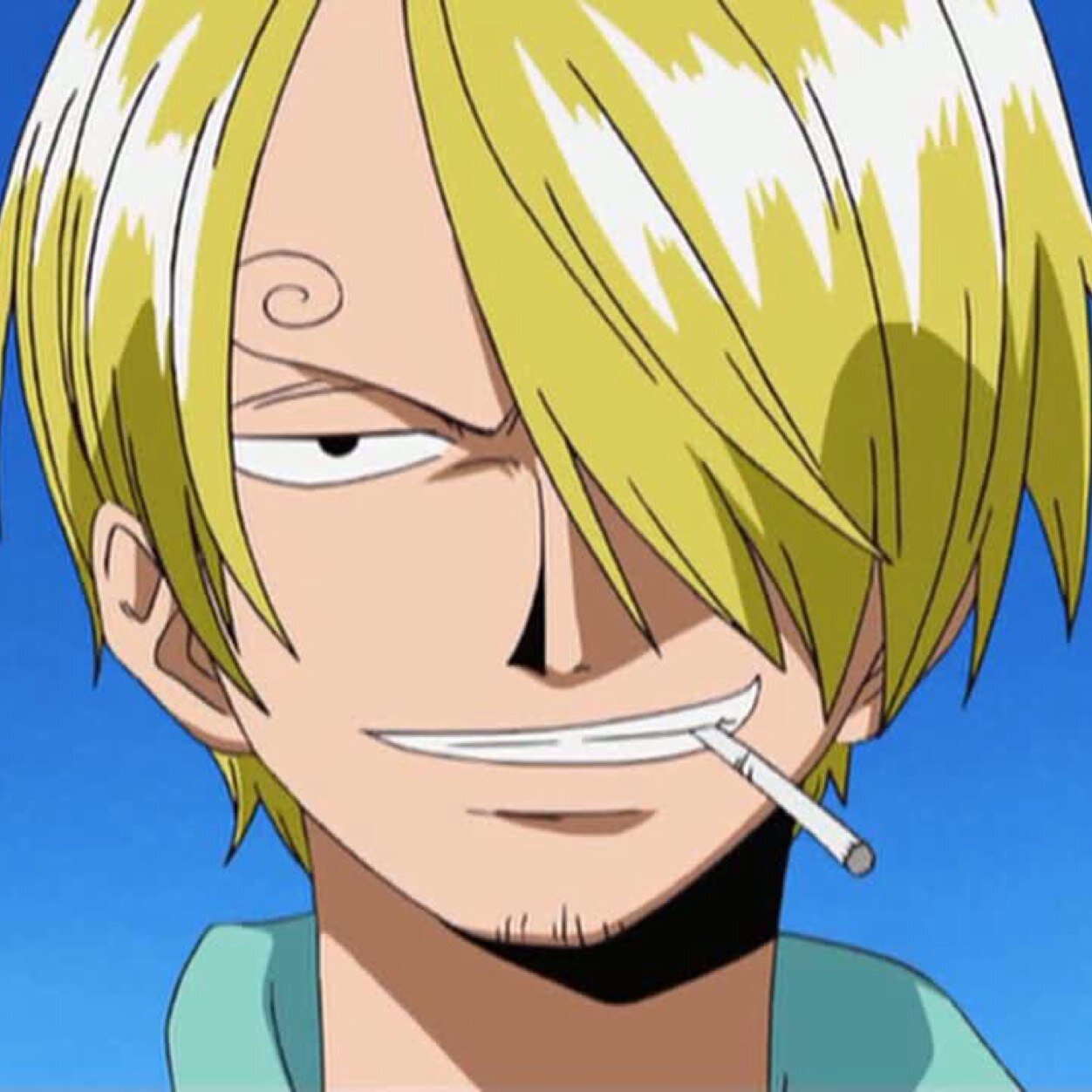 I'm a pirate and the chef of the Strawhat crew and my wish is to find the rumoured All Blue. Bounty: 77,000,000