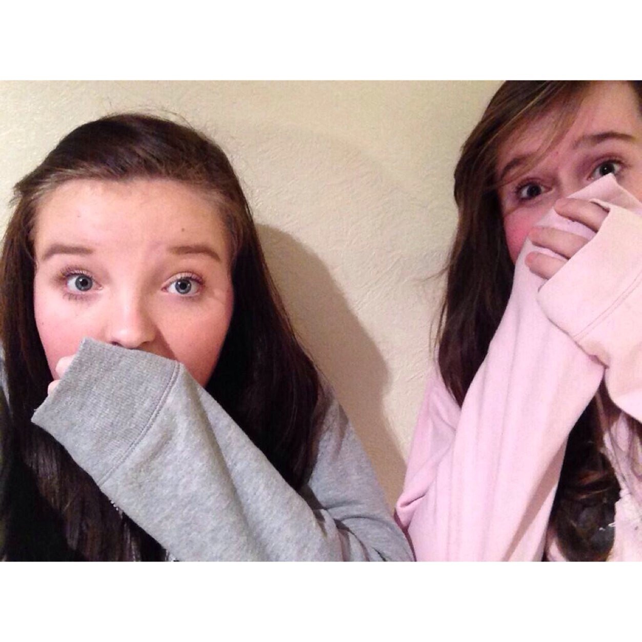 two british teens with a camera,