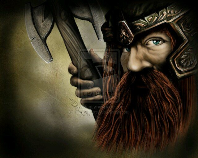 A dwarven warrior part of the last of Longbeards folk who still dwell in the Grey Mountains,hidden from all but rising darkness has caused him to leave #wotr941