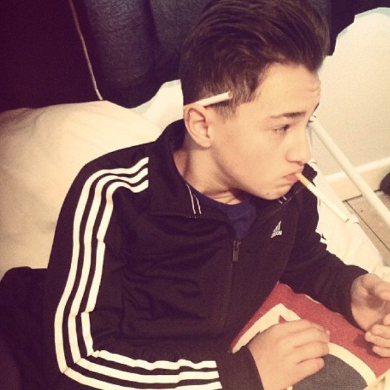 12, Xbox, Friends, Family, City, School, Football, Man United, Ex-Model, Instagram, Photography, Music- My Life complete.