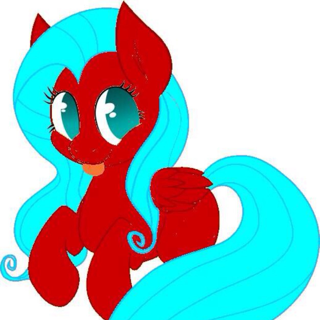 Hi I'm Strawberry Blossom I'm a pegasus. Looking for cocoa-(RP)- bunny: @MLP_Cocoabunny -( @EQG_Blossom_S )-