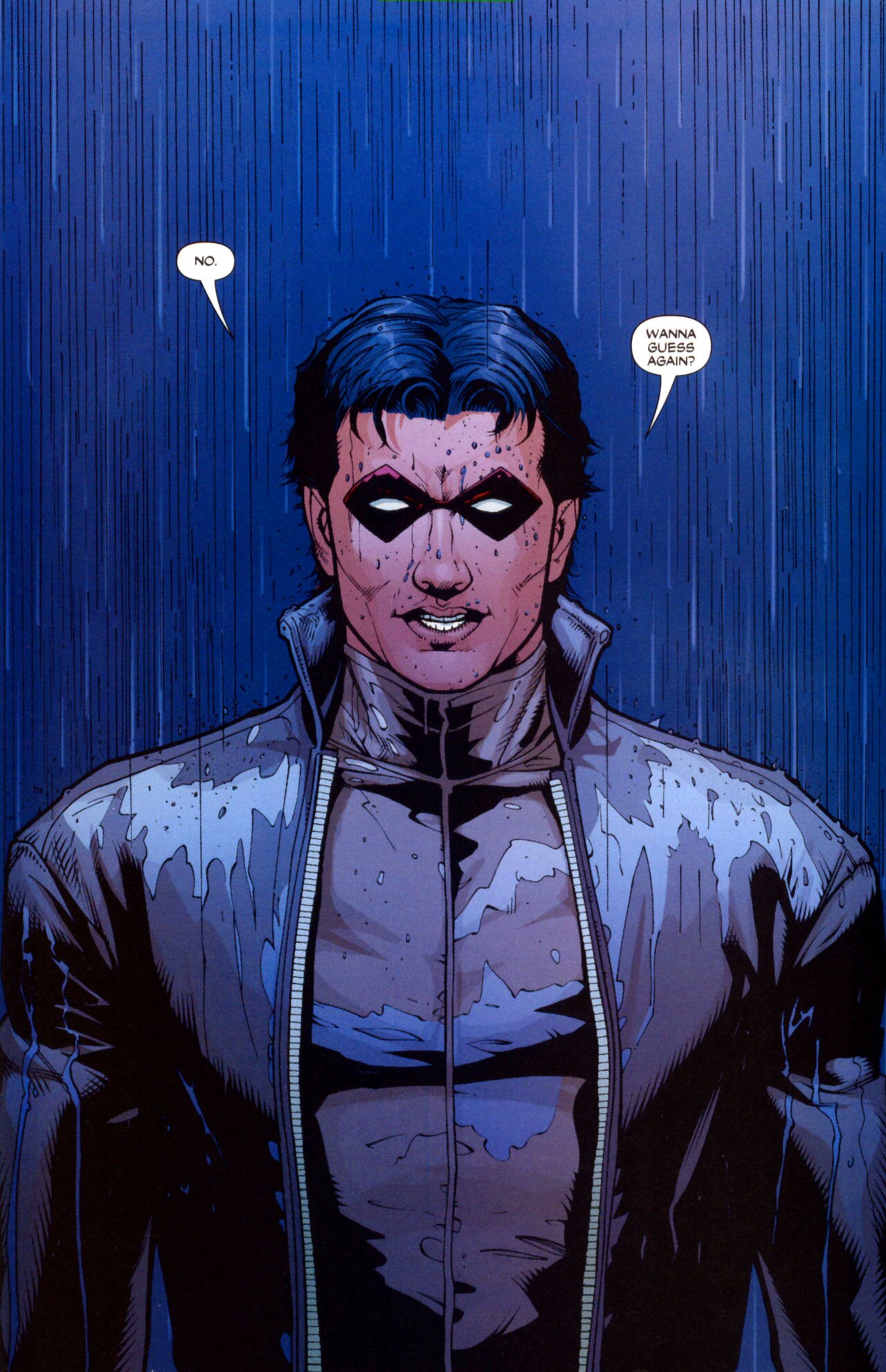 Ex-robin from a paralel earth. Killed by Joker, resurrected by Talia Al Ghul.