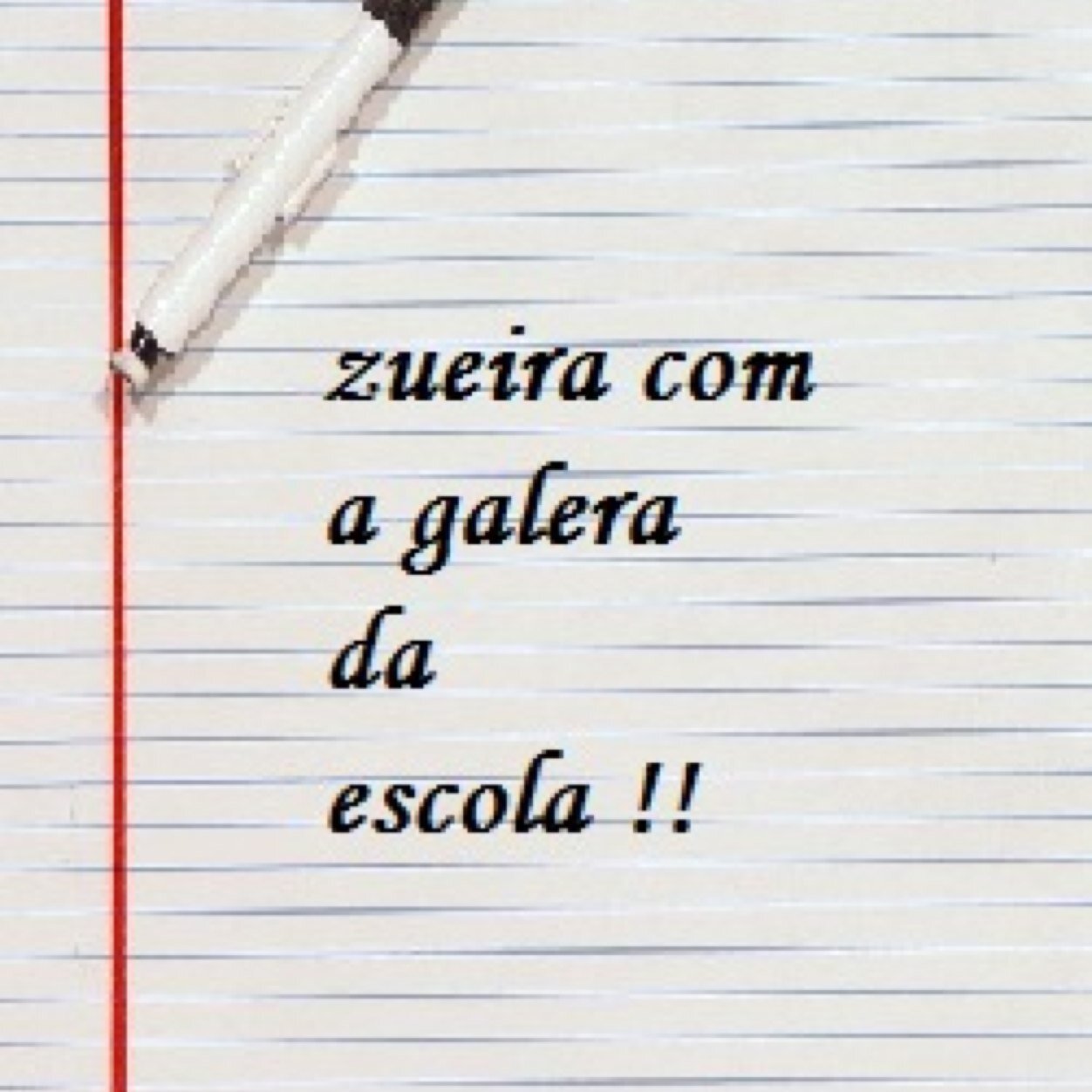 Manda ae uq gostaria que fizessemos na escola!